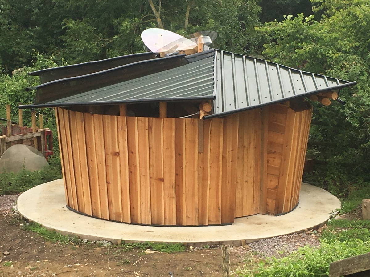 timber clad roundhouse